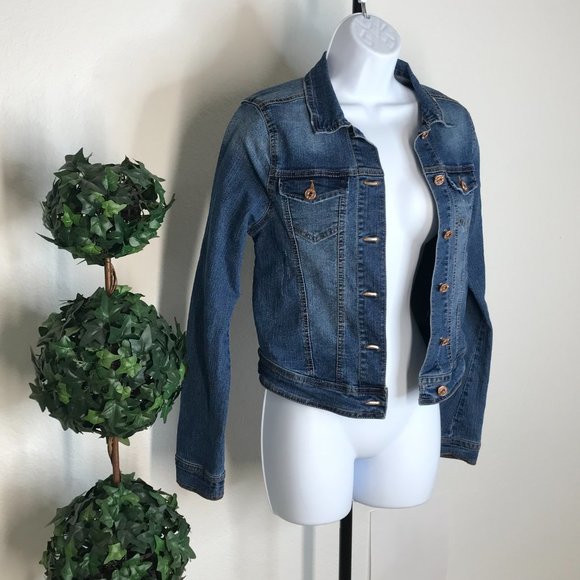🎉HP!🎉Love Tree Denim Jacket | Blue | Small - Picture 2 of 10